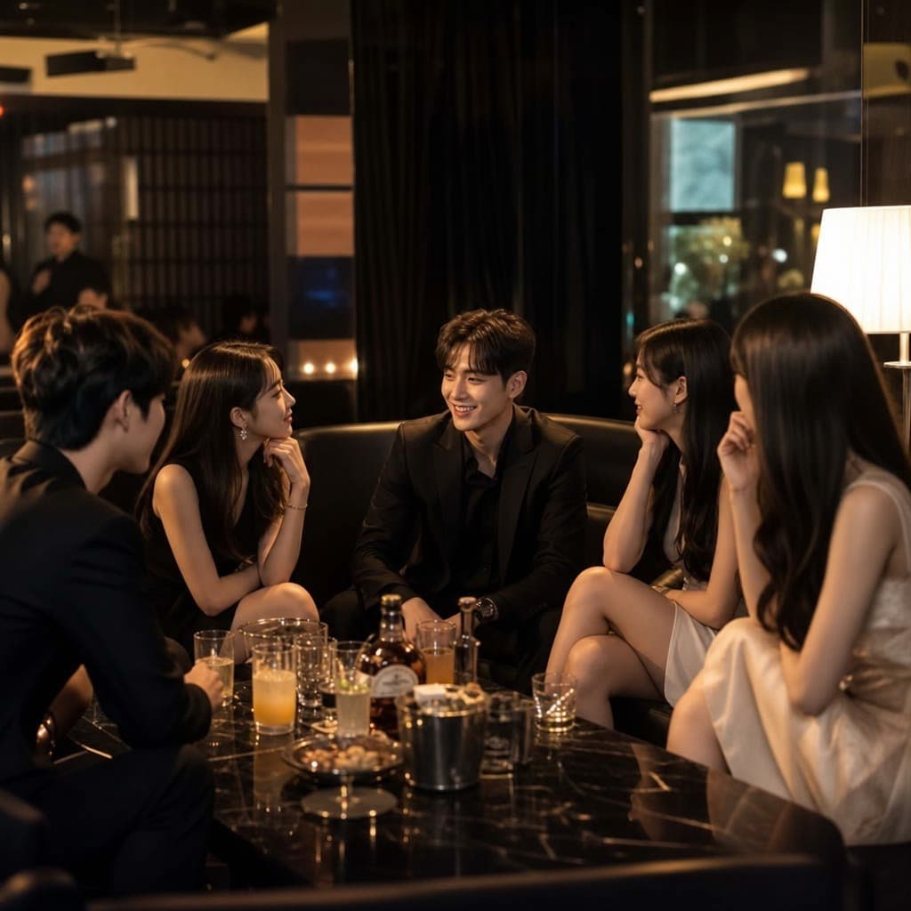 혼자 오는 손님도 있고 셋이 몰려오는 손님도 있고, 건대W 룸 안 풍경은 진짜 매일이 달라요